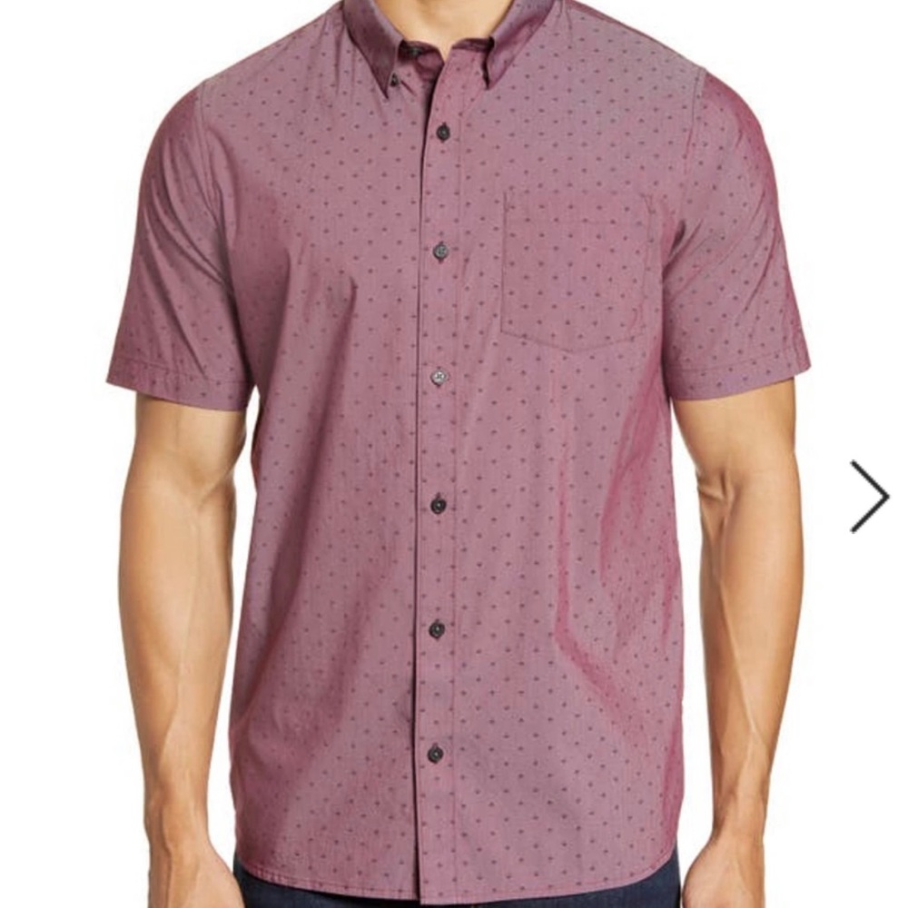 Travis Mathew - Tidbits Regular Fit Print Performance Sport Shirt